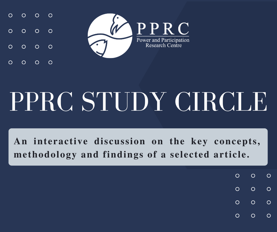 You are currently viewing PPRC Study Circle